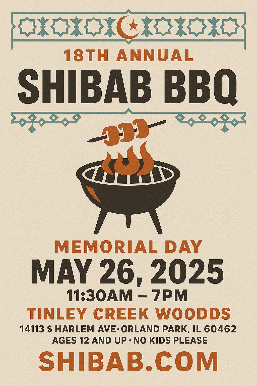 Shibab BBQ Flyer